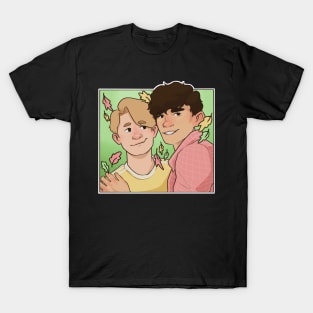 Nick and Charlie - heartstopper drawing T-Shirt